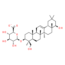 ChemSpider 2D Image | soyasapogenol B 3-O-beta-glucuronate | C36H57O9
