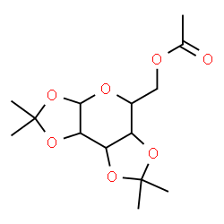 ChemSpider 2D Image | (2,2,7,7-Tetramethyltetrahydro-3aH-bis[1,3]dioxolo[4,5-b:4',5'-d]pyran-5-yl)methyl acetate | C14H22O7