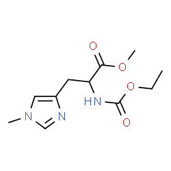 ChemSpider 2D Image | Methyl N-(ethoxycarbonyl)-1-methylhistidinate | C11H17N3O4