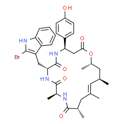 ChemSpider 2D Image | jaspamide M | C35H43BrN4O6