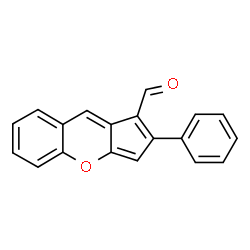 ChemSpider 2D Image | 2-Phenylcyclopenta[b]chromene-1-carbaldehyde | C19H12O2