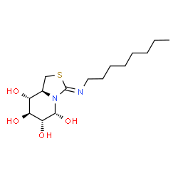 ChemSpider 2D Image | (3Z,5R,6R,7S,8R,8aS)-3-(Octylimino)hexahydro[1,3]thiazolo[3,4-a]pyridine-5,6,7,8-tetrol | C15H28N2O4S