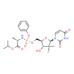 ChemSpider 2D Image | PSI-7851 | C22H29FN3O9P