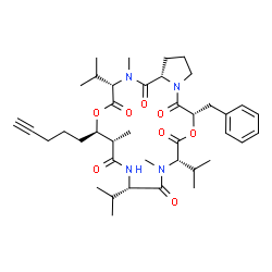 ChemSpider 2D Image | veraguamide F | C40H58N4O8