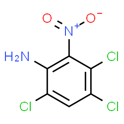 ChemSpider 2D Image | 3,4,6-Trichloro-2-nitroaniline | C6H3Cl3N2O2