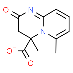 ChemSpider 2D Image | 4,6-Dimethyl-2-oxo-3,4-dihydro-2H-pyrido[1,2-a]pyrimidine-4-carboxylate | C11H11N2O3