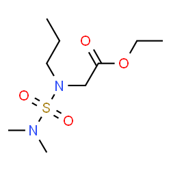 ChemSpider 2D Image | Ethyl N-(dimethylsulfamoyl)-N-propylglycinate | C9H20N2O4S