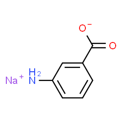 ChemSpider 2D Image | Sodium 3-aminobenzoate | C7H6NNaO2