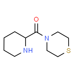 ChemSpider 2D Image | 2-Piperidinyl(4-thiomorpholinyl)methanone | C10H18N2OS