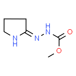 ChemSpider 2D Image | Methyl 2-(3,4-dihydro-2H-pyrrol-5-yl)hydrazinecarboxylate | C6H11N3O2