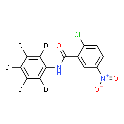 ChemSpider 2D Image | GW 9662-d5 | C13H4D5ClN2O3