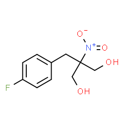 ChemSpider 2D Image | 2-(4-Fluorobenzyl)-2-nitro-1,3-propanediol | C10H12FNO4