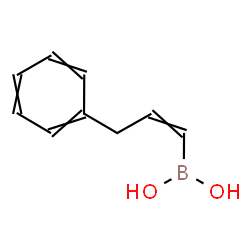 ChemSpider 2D Image | (3-Phenyl-1-propen-1-yl)boronic acid | C9H11BO2