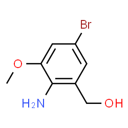 ChemSpider 2D Image | 2-Amino-5-bromo-3-methoxybenzenemethanol | C8H10BrNO2