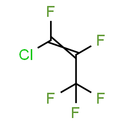 ChemSpider 2D Image | 1-Chloro-1,2,3,3,3-pentafluoro-1-propene | C3ClF5