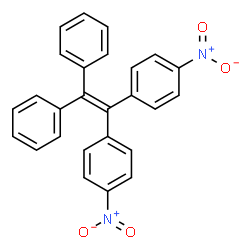 ChemSpider 2D Image | 1,1'-(2,2-Diphenyl-1,1-ethenediyl)bis(4-nitrobenzene) | C26H18N2O4