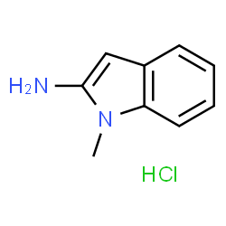 ChemSpider 2D Image | 1-Methyl-1H-indol-2-amine hydrochloride | C9H11ClN2