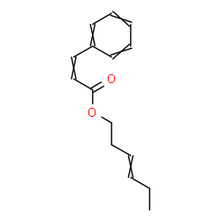 ChemSpider 2D Image | 3-Hexen-1-yl 3-phenylacrylate | C15H18O2
