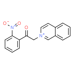 ChemSpider 2D Image | 2-[2-(2-Nitrophenyl)-2-oxoethyl]isoquinolinium | C17H13N2O3