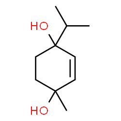 ChemSpider 2D Image | 1-Isopropyl-4-methyl-2-cyclohexene-1,4-diol | C10H18O2