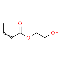 ChemSpider 2D Image | 2-Hydroxyethyl 2-butenoate | C6H10O3