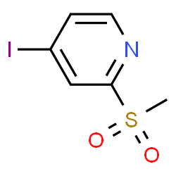 ChemSpider 2D Image | 4-Iodo-2-(methylsulfonyl)pyridine | C6H6INO2S