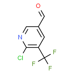 ChemSpider 2D Image | 6-Chloro-5-(trifluoromethyl)nicotinaldehyde | C7H3ClF3NO