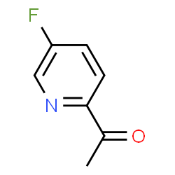 ChemSpider 2D Image | 1-(5-Fluoro-2-pyridinyl)ethanone | C7H6FNO