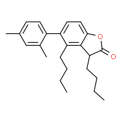 ChemSpider 2D Image | XYLYL DIBUTYLBENZOFURANONE | C24H30O2
