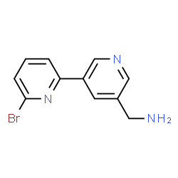 ChemSpider 2D Image | (6-Bromo-[2,3'-bipyridin]-5'-yl)methanamine | C11H10BrN3