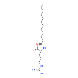 ChemSpider 2D Image | dodecanoyl-D-arginine | C18H36N4O3