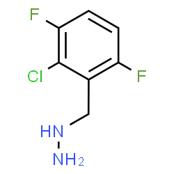 ChemSpider 2D Image | (2-Chloro-3,6-difluorobenzyl)hydrazine | C7H7ClF2N2
