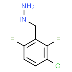 ChemSpider 2D Image | (3-Chloro-2,6-difluorobenzyl)hydrazine | C7H7ClF2N2
