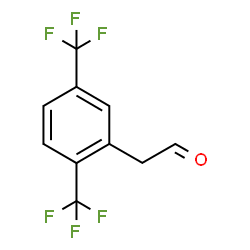 ChemSpider 2D Image | 2-[2,5-bis(trifluoromethyl)phenyl]acetaldehyde | C10H6F6O