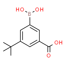 ChemSpider 2D Image | 3-Borono-5-(tert-butyl)benzoic acid | C11H15BO4