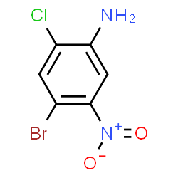 ChemSpider 2D Image | 4-Bromo-2-chloro-5-nitroaniline | C6H4BrClN2O2