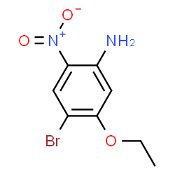 ChemSpider 2D Image | 4-Bromo-5-ethoxy-2-nitroaniline | C8H9BrN2O3