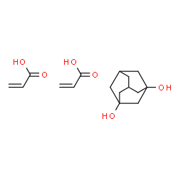 ChemSpider 2D Image | Acrylic acid - 1,3-adamantanediol (2:1) | C16H24O6