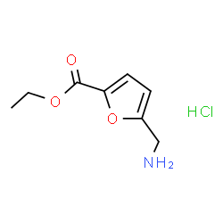 ChemSpider 2D Image | Ethyl 5-(aminomethyl)-2-furoate hydrochloride (1:1) | C8H12ClNO3