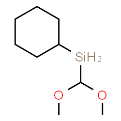 ChemSpider 2D Image | Cyclohexyl(dimethoxymethyl)silane | C9H20O2Si