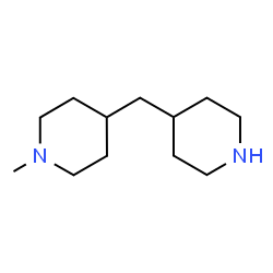 ChemSpider 2D Image | 1-Methyl-4-(4-piperidinylmethyl)piperidine | C12H24N2