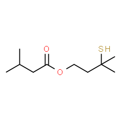 ChemSpider 2D Image | 3-Mercapto-3-methylbutyl isovalerate | C10H20O2S
