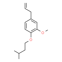 ChemSpider 2D Image | EUGENOL ISOAMYL ETHER | C15H22O2