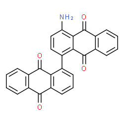 ChemSpider 2D Image | 4-Amino-1,1'-bianthracene-9,9',10,10'-tetrone | C28H15NO4