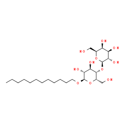 ChemSpider 2D Image | Dodecyl 4-O-beta-L-galactopyranosyl-alpha-L-idopyranoside | C24H46O11