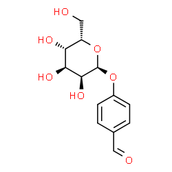ChemSpider 2D Image | 4-Formylphenyl alpha-L-gulopyranoside | C13H16O7