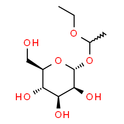 ChemSpider 2D Image | 1-Ethoxyethyl alpha-D-mannopyranoside | C10H20O7