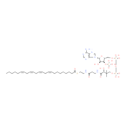 ChemSpider 2D Image | (9Z,12Z,15Z,18Z)-tetracosatetraenoyl-CoA | C45H74N7O17P3S