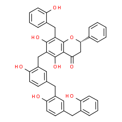 ChemSpider 2D Image | Sarmentosumin B | C43H36O8