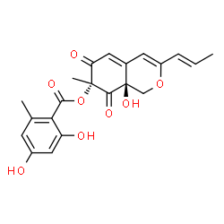 ChemSpider 2D Image | purpurquinone C | C21H20O8